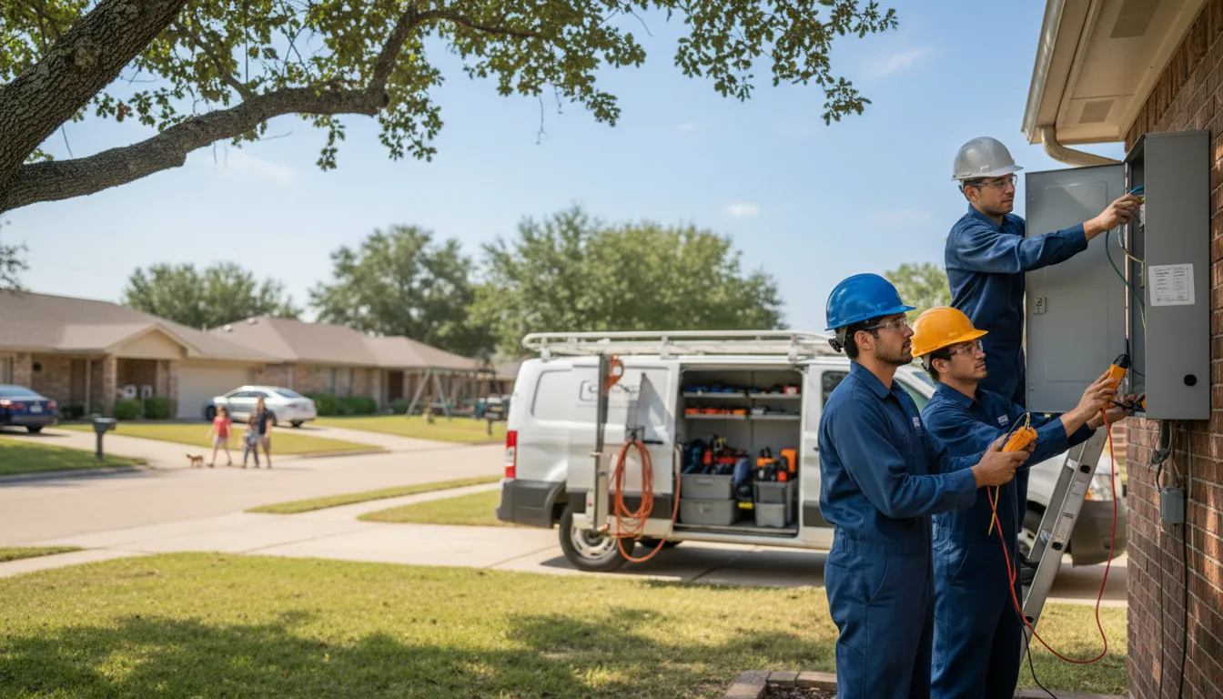 Certified electrician providing emergency electrical services in Elyria, NE